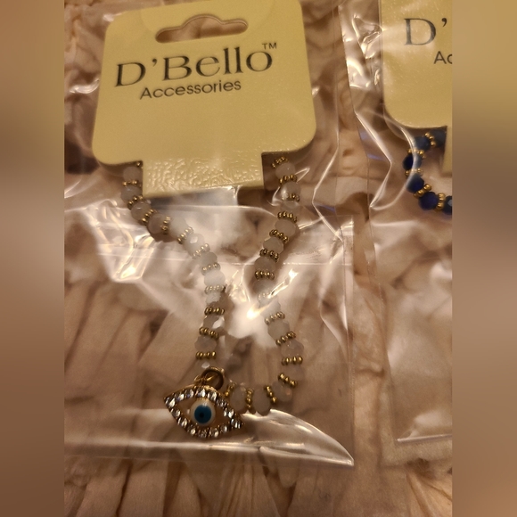 Two brand NWT D'Bello Accessories bracelets - Evil Eye Protection 🧿 - Picture 5 of 6